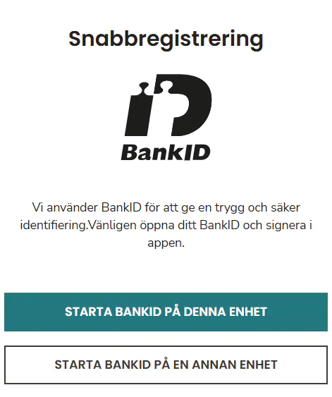 Maria Casino-kontoregistreringsformulär